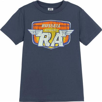 Russell Athletic Παιδικό T-shirt για Αγόρι Μπλε Wings Crew Neck Tee από το Cosmos Sport
