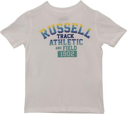 Russell Athletic Παιδικό T-shirt για Αγόρι Λευκό