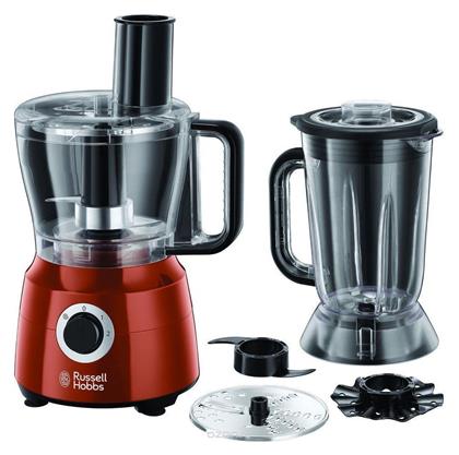 Russell Hobbs Desire -56 Πολυμίξερ 600W με Κάδο 2.5lt και Κανάτα Μπλέντερ Κόκκινο από το Polihome