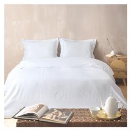 Rythmos Satin Stripes Μαξιλαροθήκη Ξενοδοχείου Ριγέ από Βαμβάκι & Πολυεστέρα 70x50εκ.