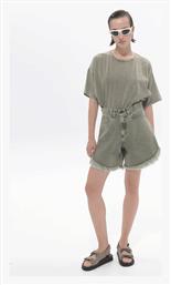 Sac & Co Γυναικεία Βερμούδα Τζιν Khaki