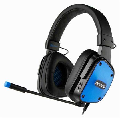 Sades Dpower Over Ear Μπλε από το Elektrostore24