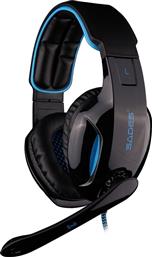 Sades Snuk Over Ear Gaming Headset με σύνδεση USB Μπλε από το Elektrostore24