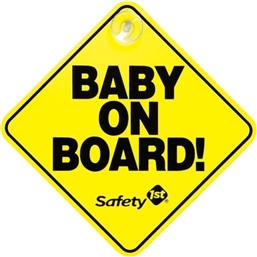 Safety 1st Σήμα Baby on Board Με Βεντούζα από το Moustakas Toys