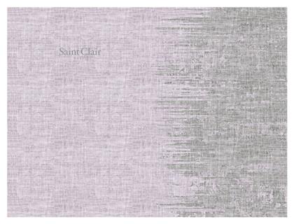 Saint Clair 3042 Σουπλά Υφασμάτινο Lilac Silver 45x33cm από το Aithrio