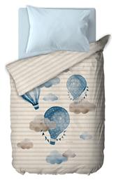 Saint Clair Παιδικό Κουβερλί Μονό Air Balloon Μπεζ 160x220εκ.