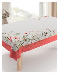 Saint Clair Τραπεζομάντηλο Αλέκιαστο Λευκό 145x220εκ.