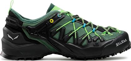Salewa Wildfire Edge GTX Ανδρικά Χαμηλά Ορειβατικά Παπούτσια Πράσινα Αδιάβροχα με Μεβράνη Gore-Tex από το Modivo