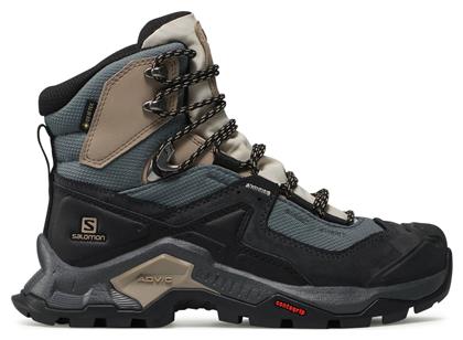 Salomon Quest Element GTX Γυναικεία Ορειβατικά Gore-Tex Ebony / Rainy Day / Stormy Weather