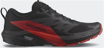 Salomon Sense Ride 5 Ανδρικά Αθλητικά Παπούτσια Trail Running Black / Fiery Red από το Plus4u
