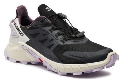 Salomon Supercross 4 Gore-tex Γυναικεία Trail Gore-Tex Black / Vanilla Ice / Orchid Petal