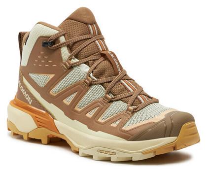 Salomon X Ultra 360 Edge Mid Gtx Γυναικεία Ορειβατικά Μποτάκια Αδιάβροχα με Μεμβράνη Gore-Tex Καφέ από το Modivo