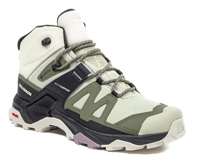 Salomon X Ultra 4 Mid Gtx Γυναικεία Ορειβατικά Μποτάκια Αδιάβροχα με Μεμβράνη Gore-Tex Πράσινα από το MybrandShoes