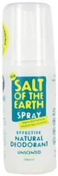 Salt of the Earth Unscented Αποσμητικός Κρύσταλλος σε Spray 100ml από το CareLife