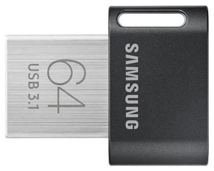 Samsung Fit Plus 64GB USB 3.1 Stick Μαύρο