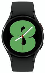 Samsung Galaxy Watch4 Aluminium 40mm Αδιάβροχο με Παλμογράφο (Black)