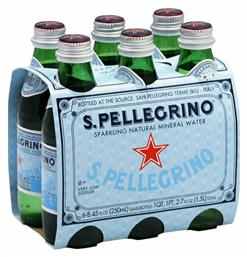 San Pellegrino Ανθρακούχο Νερό σε Γυάλινο Μπουκάλι 6x0.25lt