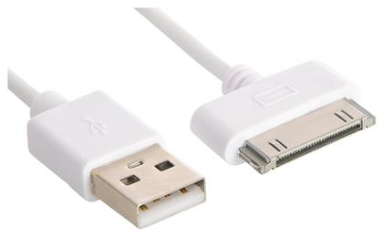 Sandberg USB to 30-Pin Cable Λευκό 5m (440-69)