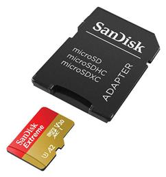 Sandisk Extreme microSDXC 1TB U3 V30 A2 UHS-I με αντάπτορα 190MB/s