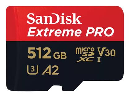 Sandisk Extreme Pro microSDXC 512GB U3 V30 A2 UHS-I