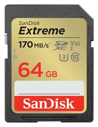 Sandisk Extreme SDXC 64GB Class 10 U3 V30 UHS-I 170MB/s