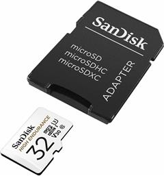 Sandisk High Endurance microSDHC 32GB Class 10 U3 V30 UHS-I με αντάπτορα