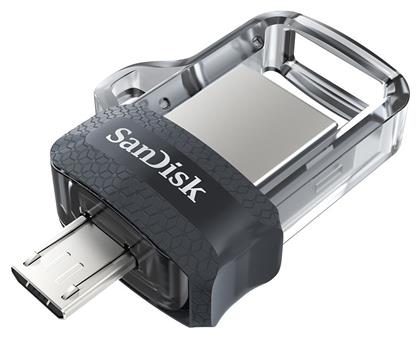 Sandisk Ultra Dual Drive M3.0 64GB USB 3.0 Stick με σύνδεση USB-A & micro USB-B Μαύρο από το e-shop