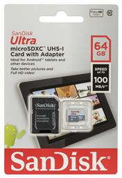 Sandisk Ultra microSDXC 64GB Class 10 UHS-I