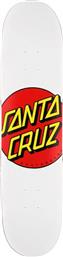 Santa Cruz Classic Dot Σανίδα Shortboard Λευκή από το New Cult