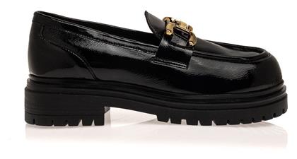 Sante Γυναικεία Loafers σε Μαύρο Χρώμα