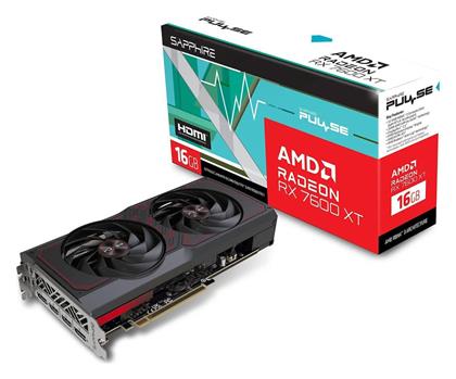 Sapphire Radeon RX 7600 XT 16GB GDDR6 Pulse Κάρτα Γραφικών