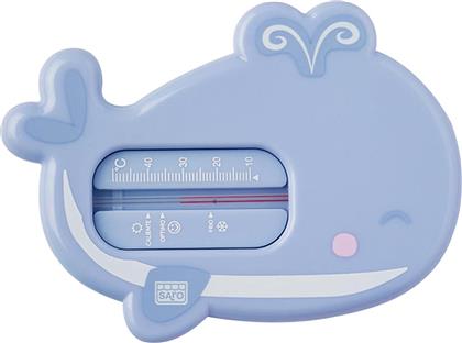 Saro Αναλογικό Θερμόμετρο Μπάνιου Whale 10°C έως 50°C Μπλε από το Spitishop
