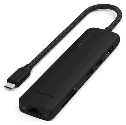 Satechi USB-C Docking Station με HDMI 4K PD Ethernet
