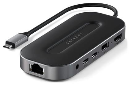 Satechi USB-C Docking Station με HDMI 4K PD Ethernet (STU4MGE)