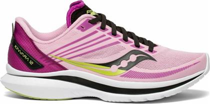 Saucony Kinvara 12 Γυναικεία Αθλητικά Παπούτσια Running Ροζ