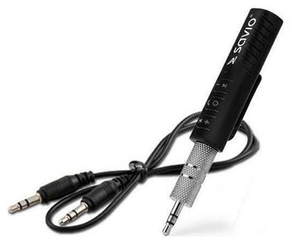 Savio Bluetooth Αυτοκινήτου SAVTR-11B για το Ηχοσύστημα (AUX / Audio Receiver / με USB θύρα Φόρτισης)