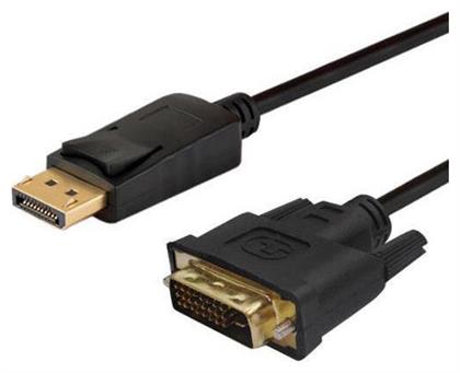 Savio Cable DVI-D male - DisplayPort male 1.8m (CL-106)