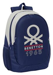 Σχολική Τσάντα Benetton Varsity Γκρι Ναυτικό Μπλε 32 X 44 X 16 Cm