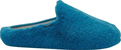 Scholl Maddy Χειμερινές Γυναικείες Παντόφλες με γούνα σε Μπλε Χρώμα από το Pharm24