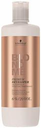 Schwarzkopf Blondme Premium Υγρό Οξυζενέ Μαλλιών 20Vol 1000ml