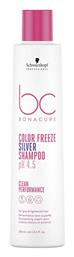 Schwarzkopf Bonacure Color Freeze Silver Σαμπουάν Διατήρησης Χρώματος 250ml