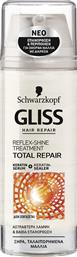 Schwarzkopf Gliss Serum Ενδυνάμωσης για Ξηρά Μαλλιά Treatment Total Repair Reflex Shine 150ml