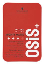 Schwarzkopf Κρέμα Μαλλιών Osis+ Mighty Matte για Διαμόρφωση με Δυνατό Κράτημα 100ml