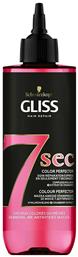 Schwarzkopf Μάσκα Μαλλιών Gliss 7 Sec Color Perfector 7 Sec Color Perfector για Επανόρθωση 200ml από το Pharm24