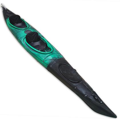 SCK Hug 0201-52082 Πλαστικό Kayak Θαλάσσης 2 Ατόμων Πράσινο από το Plus4u