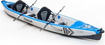 SCK Veloce SCK-iK155 Πλαστικό Kayak Θαλάσσης 2 Ατόμων Λευκό