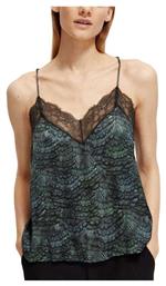 Scotch & Soda Γυναικείο Lingerie Top με Δαντέλα Feather Bottle Green από το Favela