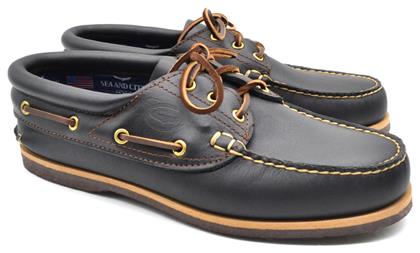 Sea & City Dallas 2 Δερμάτινα Ανδρικά Boat Shoes σε Χρώμα