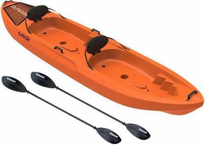Seaflo SF-2003 SF2003.021C Πλαστικό Kayak Θαλάσσης 2 Ατόμων Πορτοκαλί από το Plus4u