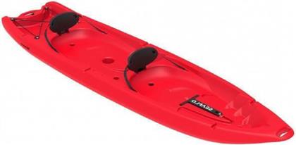 Seaflo SF-4001 Πλαστικό Kayak Θαλάσσης 2 Ατόμων Κόκκινο